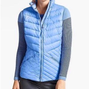 Talbots Light Blue Down Puffer Vest